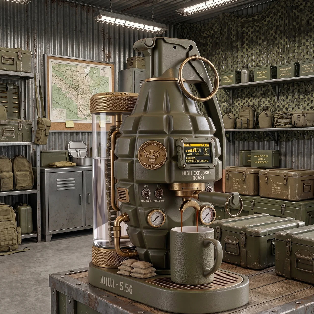 Army Coffee Machine