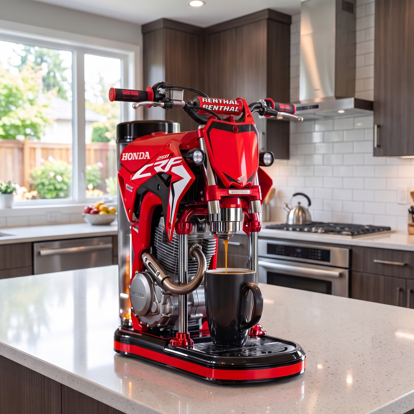 Dirt Bike Coffee Machine